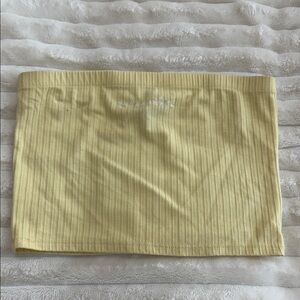 yellow heavenly tube top